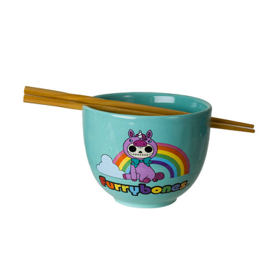 Furrybones Uni Ramen Bowl w/Chopsticks