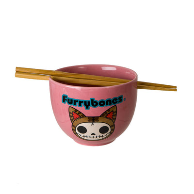 Furrybones MaoMao Ramen Bowl w/Chopsticks
