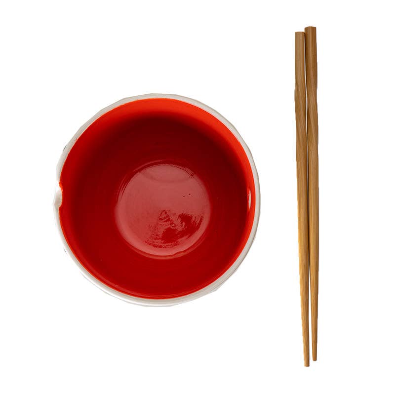 Furrybones Scorchie Ramen Bowl w/Chopsticks