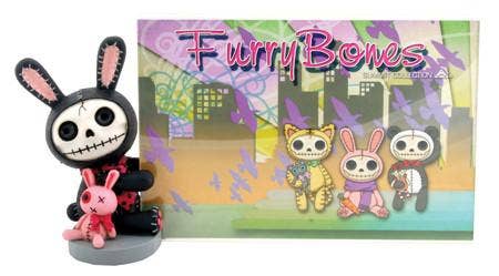 Furrybones Picture Frame Black Bun Bun