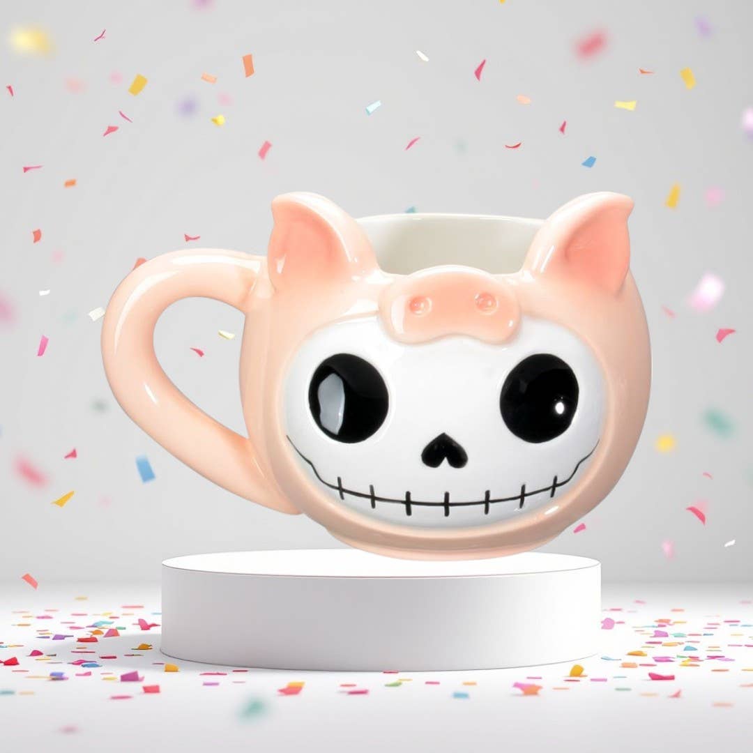 Furrybones Ceramic Bacon Mug