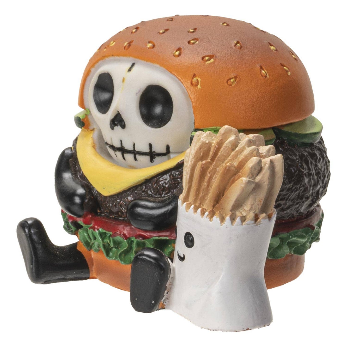 Furrybones Burger with French Fries