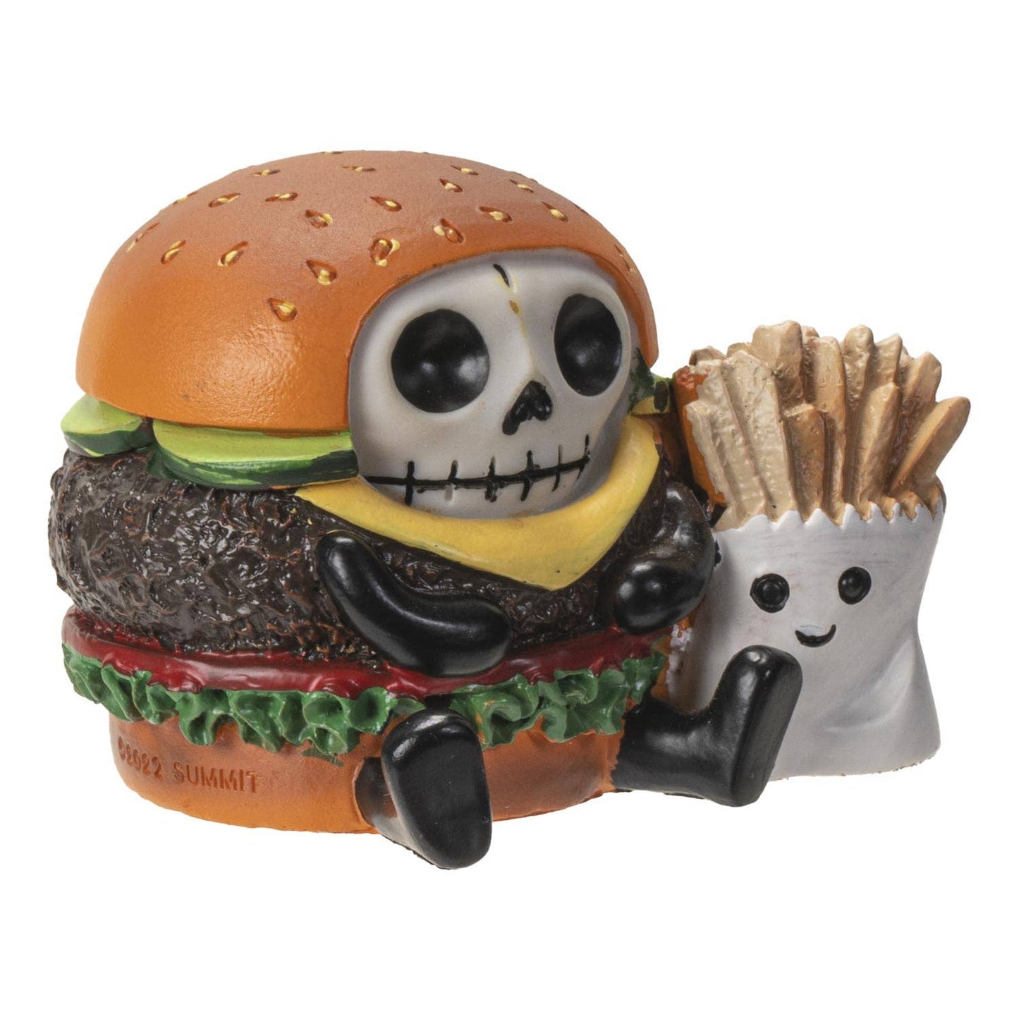 Furrybones Burger with French Fries