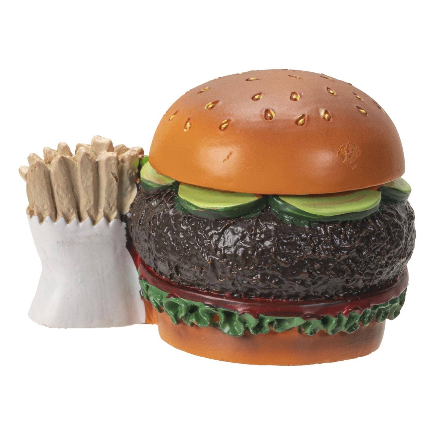 Furrybones Burger with French Fries