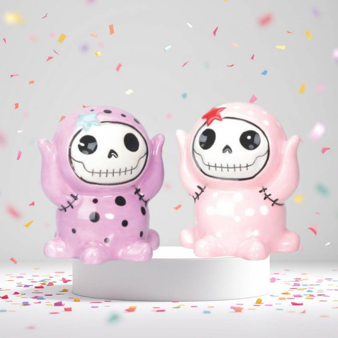 Furrybones Octopee Salt and Pepper Shaker Set